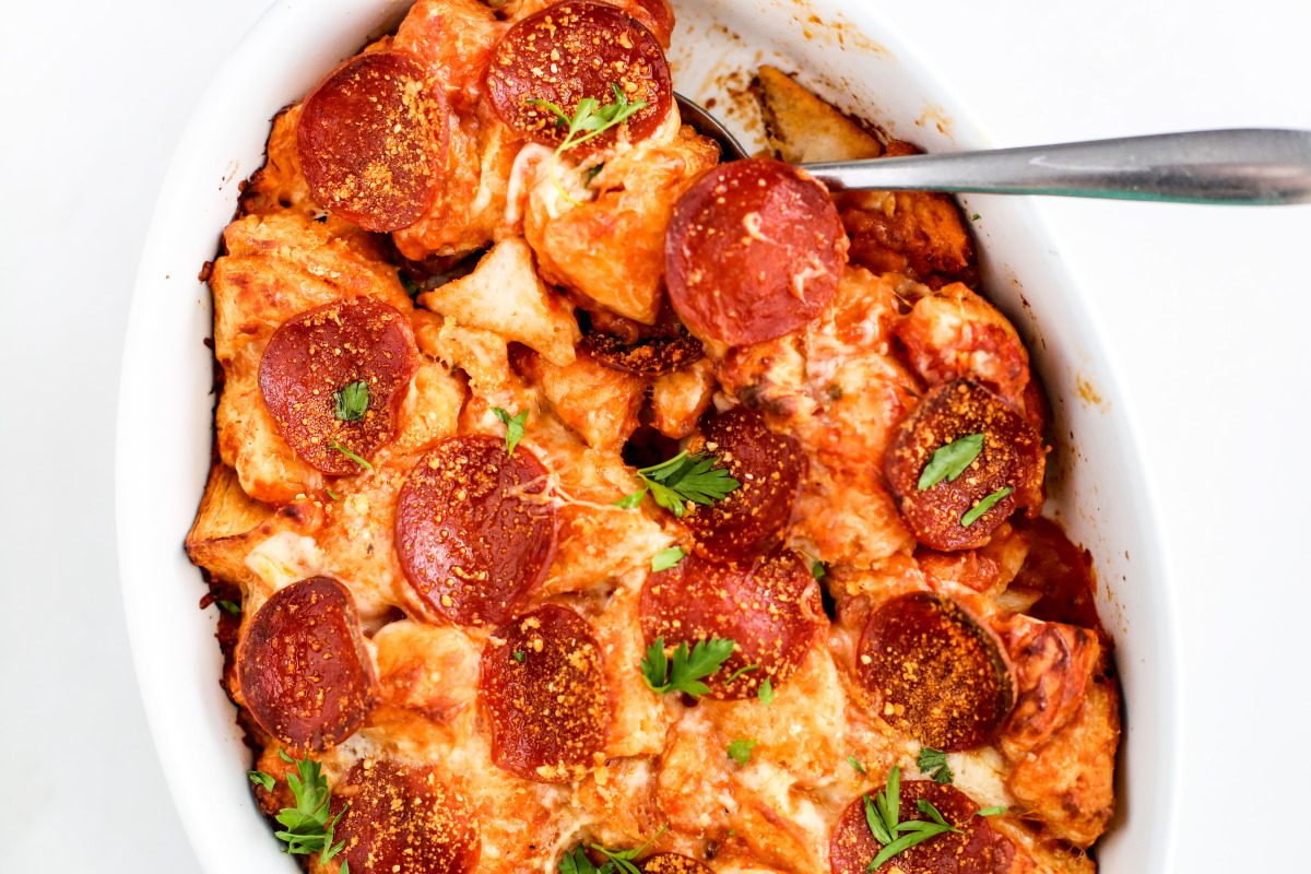 Grands! Pepperoni Pizza Bake Recipe